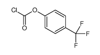 [4-(trifluoromethyl)phenyl] carbonochloridate Structure