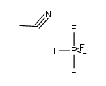 acetonitrile compound with pentafluorophosphorane (1:1)结构式