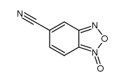5-benzofuroxancarbonitrile Structure