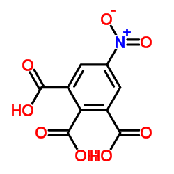 5-硝基-1,2,3-苯三甲酸结构式