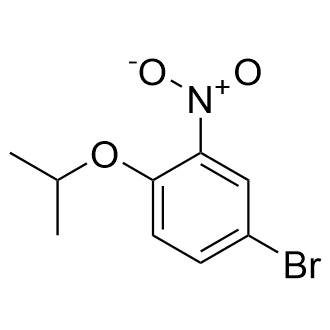 4-溴-1-异丙氧基-2-硝基苯结构式