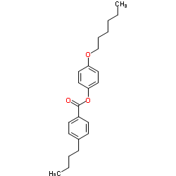 4-正丁基苯甲酸 4-己氧基苯酯结构式