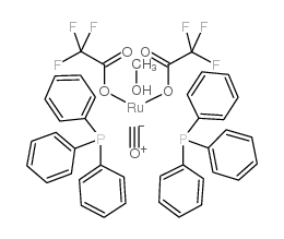 羰基双(三氟乙酰基)双(三苯基膦)钌(II)甲醇加合物图片