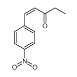 1-(4-nitrophenyl)pent-1-en-3-one结构式