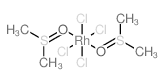 Rhodate(1-),tetrachlorobis[sulfinylbis[methane]-O]-, sodium (9CI) Structure