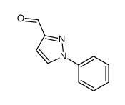 1-苯基-1H-吡唑-3-甲醛结构式