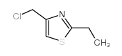 4-氯甲基-2-乙基-1,3-噻唑结构式