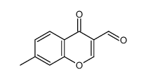 7-甲基-4-氧代-4H-色烯-3-甲醛结构式