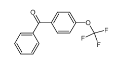 phenyl(4-(trifluoromethoxy)phenyl)methanone结构式