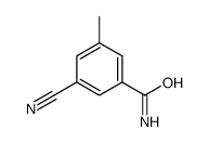 3-cyano-5-methylbenzamide Structure