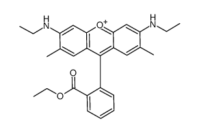 rhodamine 6G(1+) Structure