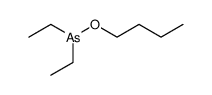 diethyl-arsinous acid butyl ester Structure