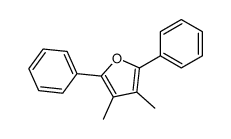 3,4-dimethyl-2,5-diphenylfuran Structure