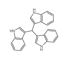 1H-Indole,3,3',3''-methylidynetris- Structure