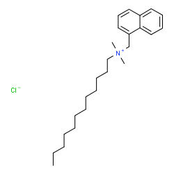Alkyl(C12-C14) dimethyl-1-naphthylmethyl ammonium chloride结构式