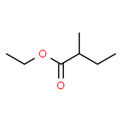 DL-2-Methylbutyric acid ethyl ester Structure