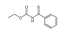 thiobenzoyl-carbamic acid ethyl ester Structure