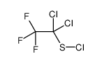 (1,1-dichloro-2,2,2-trifluoroethyl) thiohypochlorite Structure
