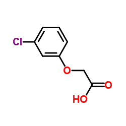 3-chlorophenoxyacetic acid structure