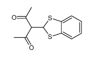 3-(1,3-benzodithiol-2-yl)pentane-2,4-dione Structure