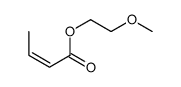 2-methoxyethyl 2-butenoate结构式