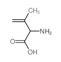 3-Butenoicacid, 2-amino-3-methyl- Structure