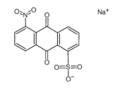 sodium 9,10-dihydro-5-nitro-9,10-dioxoanthracene-2-sulphonate结构式