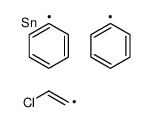 2-chloroethenyl(diphenyl)stannane Structure