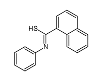 N-phenylnaphthalene-1-carbothioamide结构式
