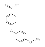 Benzene,1-methoxy-4-(4-nitrophenoxy)- Structure