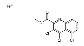 tellurium,3,4,5-trichloro-N,N-dimethylquinoline-2-carboxamide结构式