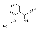2-Amino-2-(2-methoxyphenyl)acetonitrile hydrochloride Structure