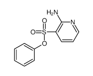 phenyl 2-aminopyridine-3-sulfonate Structure