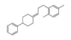 1,4-dimethyl-2-[3-(4-phenylcyclohexylidene)propyl]benzene Structure
