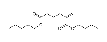 dipentyl 2-methyl-5-methylidenehexanedioate Structure