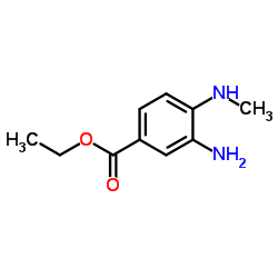 Ethyl 3-amino-4-(methylamino)benzoate structure