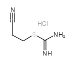 2-(2-氰基乙基)异硫脲单盐酸盐结构式