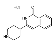 3-(哌啶-4-基)异喹啉-1(2H)-酮盐酸盐结构式