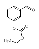 3-ethoxycarbonyloxybenzaldehyde结构式