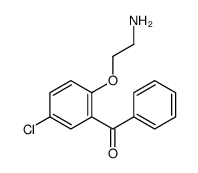 [2-(2-aminoethoxy)-5-chlorophenyl]-phenylmethanone结构式