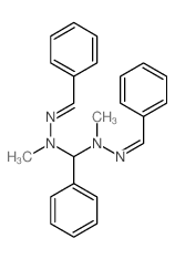 Benzaldehyde,(phenylmethylene)bis(methylhydrazone) (9CI)结构式