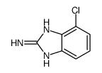 4-氯-1H-苯并咪唑-2-胺结构式