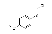 1-(chloromethylsulfanyl)-4-methoxybenzene结构式