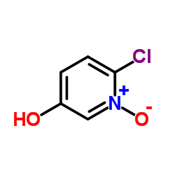 6-氯-3-羟基吡啶 1-氧化物结构式