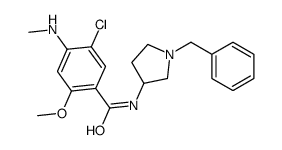 N-(1-benzylpyrrolidin-3-yl)-5-chloro-2-methoxy-4-(methylamino)benzamide结构式