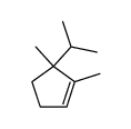 Dimethyl-2,3-isopropyl-3-cyclopenten结构式