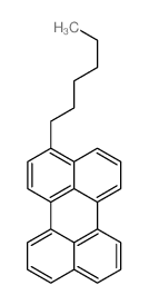 3-hexylperylene Structure