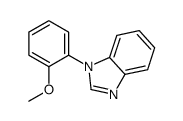1-(2-甲氧基苯基)-1H-苯并咪唑结构式