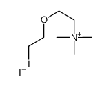 2-(2-iodoethoxy)ethyl-trimethylazanium,iodide Structure