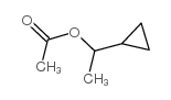 Cyclopropanemethanol, a-methyl-, 1-acetate Structure